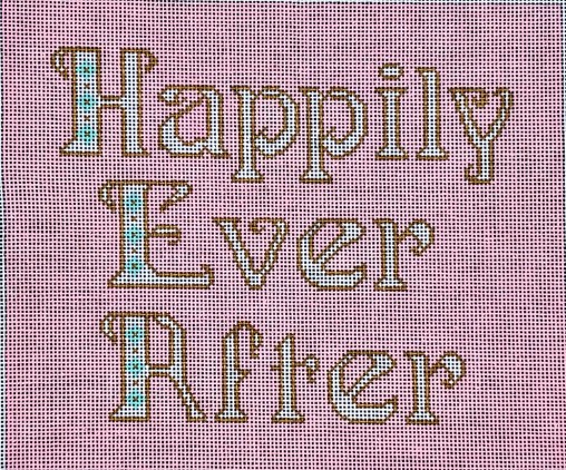 click here to view larger image of Happily Ever After - Pink (hand painted canvases)