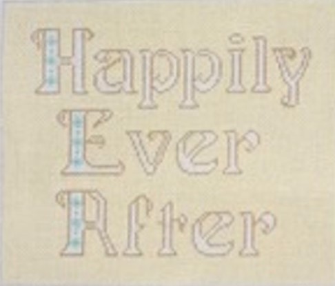 click here to view larger image of Happily Ever After - Ivory (hand painted canvases)