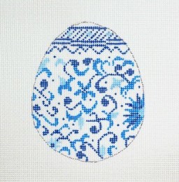 click here to view larger image of Chinoiserie Egg #2 (hand painted canvases)