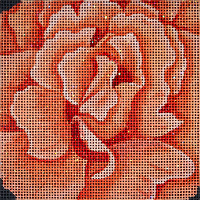 click here to view larger image of Just Joey's Rose (hand painted canvases)