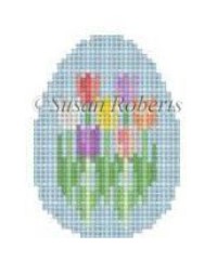 click here to view larger image of Tulips Egg (hand painted canvases)