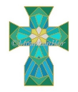 click here to view larger image of Cross/Quadrangles (hand painted canvases)