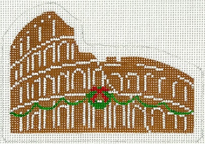click here to view larger image of Gingerbread Monument - Roman Colosseum (hand painted canvases 2)