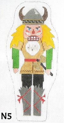 click here to view larger image of Nutcracker - Viking King (hand painted canvases)