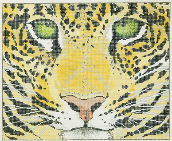 click here to view larger image of Jaguar Face (hand painted canvases)