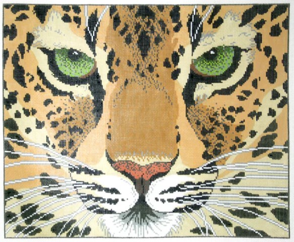 click here to view larger image of Leopard Face (hand painted canvases)