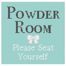 click here to view larger image of Seat Yourself (hand painted canvases)
