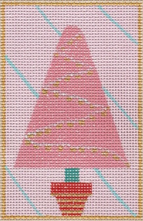 click here to view larger image of Little Pink Tree (hand painted canvases)