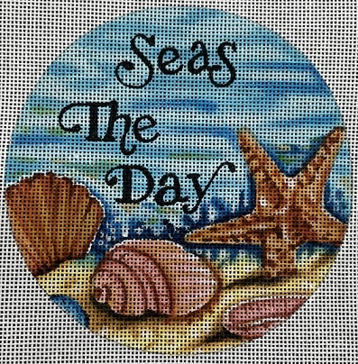 click here to view larger image of Seas the Day - 311 (hand painted canvases)