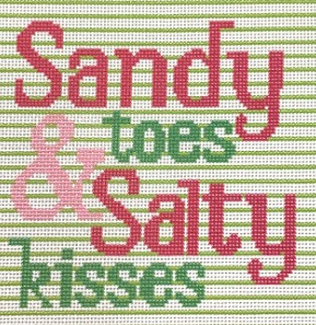 click here to view larger image of Sandy Saying (printed canvas)