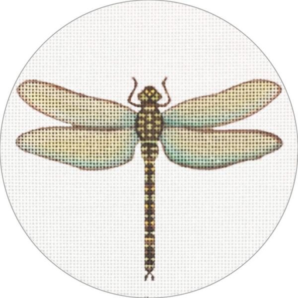 click here to view larger image of Dragonfly Ornament (hand painted canvases)