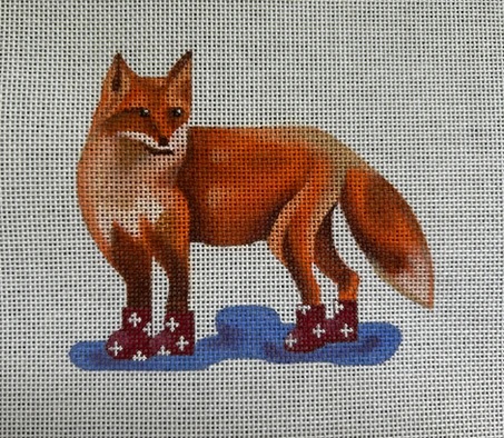 click here to view larger image of Fox in Boots (hand painted canvases)