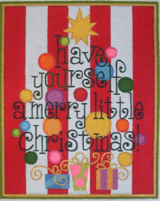 click here to view larger image of Have Yourself A Merry Christmas (hand painted canvases)