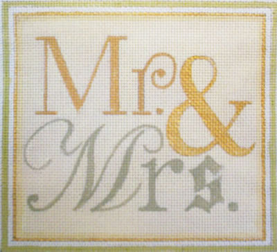 click here to view larger image of Mr. & Mrs. (hand painted canvases)