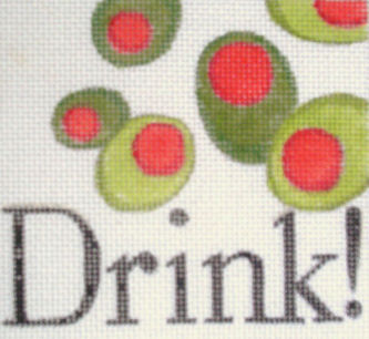 click here to view larger image of Drink (hand painted canvases)