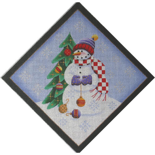 click here to view larger image of Ball Snowman (hand painted canvases)