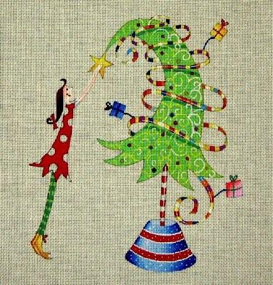 click here to view larger image of Tippy Toe Tree (hand painted canvases)