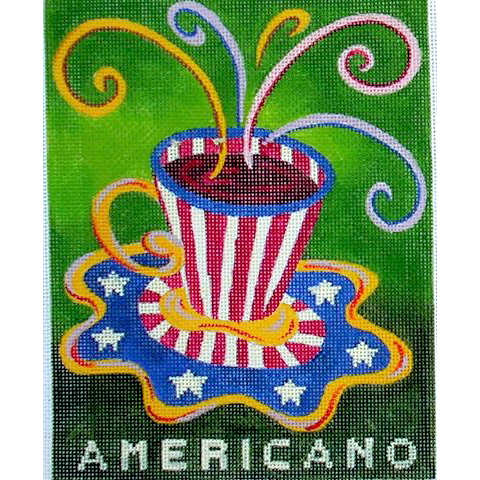 click here to view larger image of Cafe Americano (hand painted canvases)