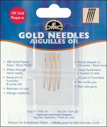 click here to view larger image of DMC Gold Tapestry Needles Size 26 (accessories)