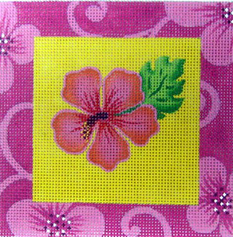 click here to view larger image of Hibiscus (hand painted canvases)
