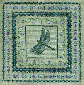click here to view larger image of Dragonfly Summer  (counted canvas work)