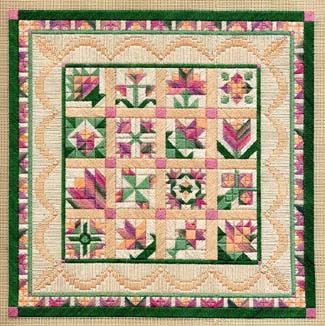 click here to view larger image of Flower Sampler (counted canvas work)