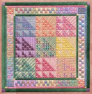 click here to view larger image of Color Study - Sawtooth Sampler (counted canvas work)