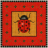 click here to view larger image of Lady Bug (hand painted canvases)