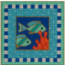 click here to view larger image of Pair of Fish (hand painted canvases)