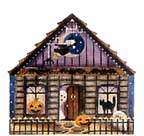 click here to view larger image of Halloween House (hand painted canvases)