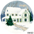 click here to view larger image of Night Before Christmas (hand painted canvases)