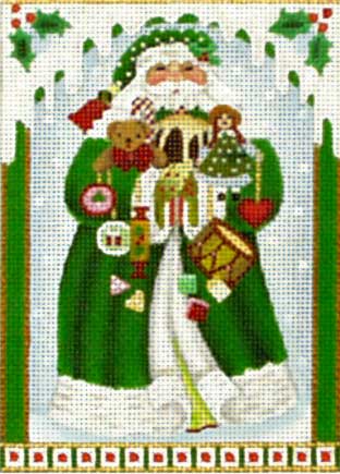 click here to view larger image of Toy Santa (hand painted canvases)