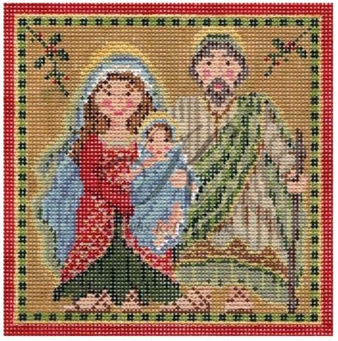 click here to view larger image of Holy Christmas Family (hand painted canvases)