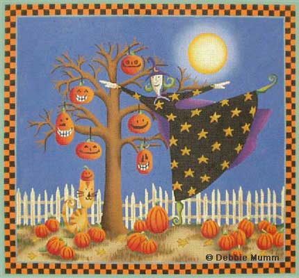 click here to view larger image of Pirouettes in the Pumpkin Patch (hand painted canvases)