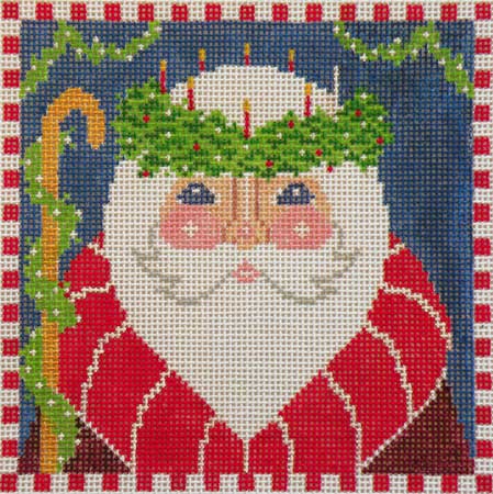 click here to view larger image of European Santa (hand painted canvases)