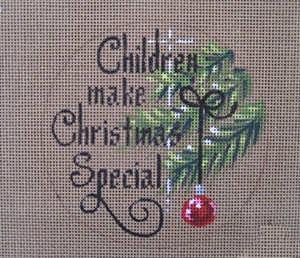 click here to view larger image of Children Make Christmas Special (hand painted canvases)
