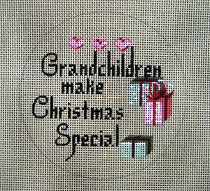 click here to view larger image of Grandchildren Make Christmas Special (hand painted canvases)