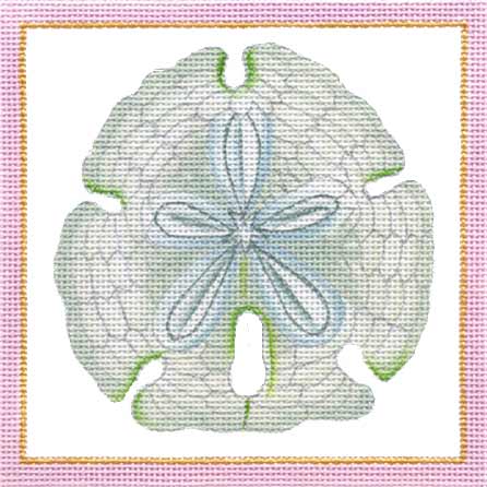 click here to view larger image of Sand Dollar (hand painted canvases)
