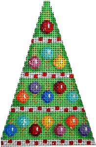click here to view larger image of Ornaments Mini Tree (hand painted canvases)
