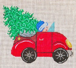 click here to view larger image of VW Bug With Tree (hand painted canvases)