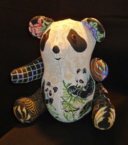 click here to view larger image of Panda Bear (hand painted canvases)