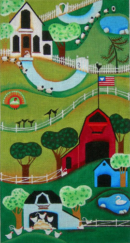 click here to view larger image of Farm Country (hand painted canvases)