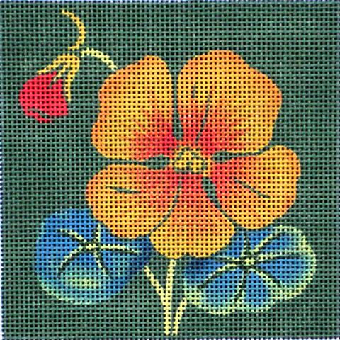 click here to view larger image of Nasturtium (hand painted canvases)