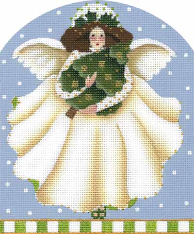 click here to view larger image of December Angel (hand painted canvases)