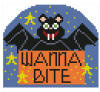 click here to view larger image of Wanna Bite (hand painted canvases)
