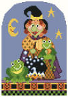 click here to view larger image of Mildred the Toad Witch (hand painted canvases)