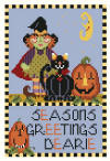 click here to view larger image of Seasons Greetings Dearie (hand painted canvases)