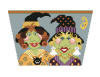 click here to view larger image of Bitchy Witchy Sisters Basket Front (hand painted canvases)