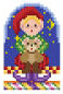 click here to view larger image of Elf with Bear (hand painted canvases)