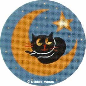 click here to view larger image of Moon Cat (hand painted canvases)